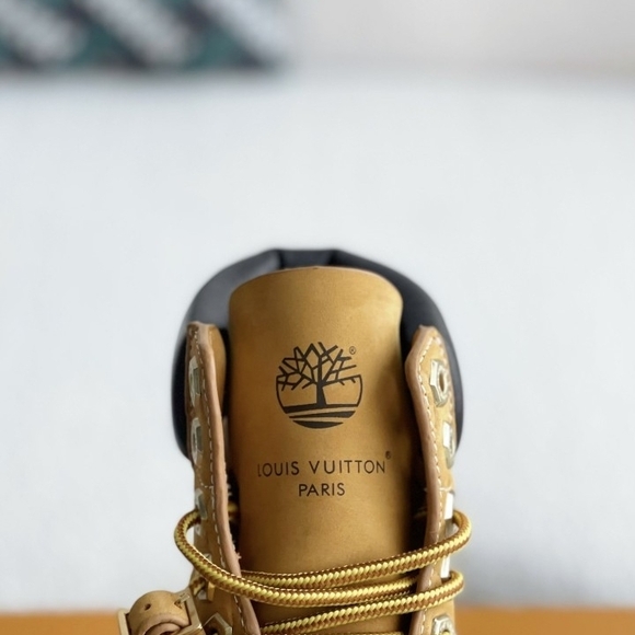 Louis Vuitton Tan Monogram Boots - Picture 4 of 8